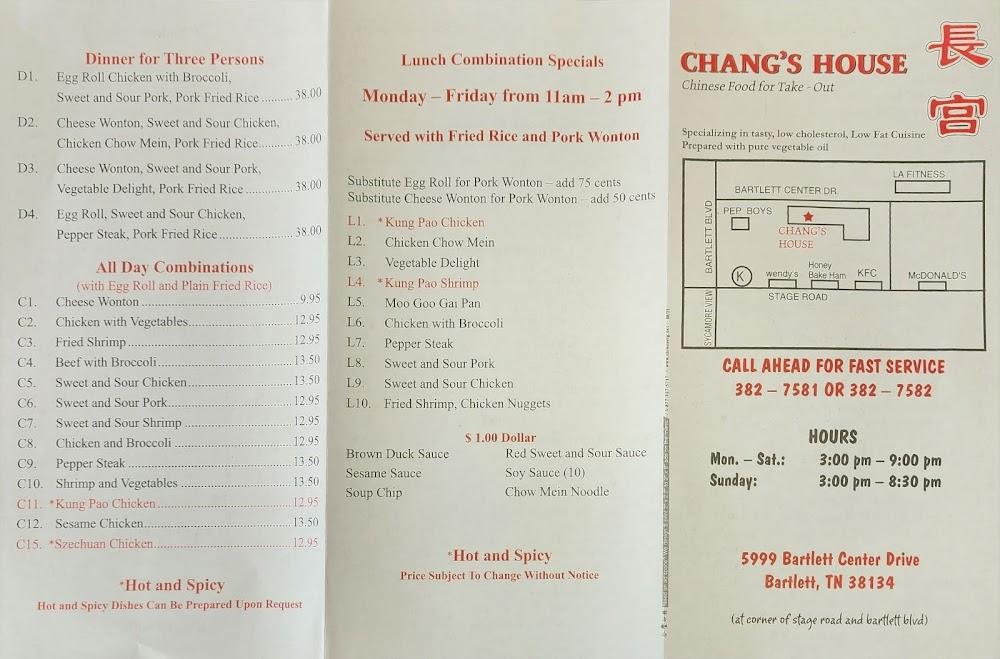 Chang's House Menu image 2
